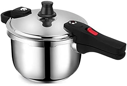 Stainless Steel Pressure Cooker Pressure Cooker, 304 Thick Household Gas Induction Cooker, General Purpose, Explosion-proof Safety Large Capacity (Size : 3L)