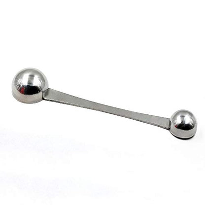  Coffee Scoop 5ml & 15ml Long Handle Stainless Steel Teaspoon & Tablespoon 1pc (1Tsp & 1Tbsp) With Tick Mark For Coffee Or Baking