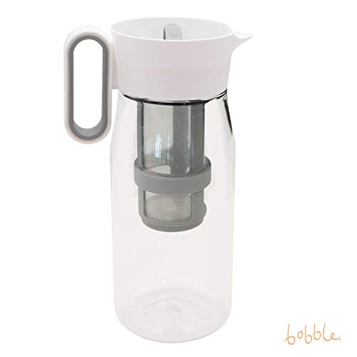  Flip Brew By Zing Anything, Instant Iced Tea Maker, Cold Brew Coffee Maker, Two-in-One Cold Brew Coffee Or Tea Maker, Multi-Purpose Pitcher, Dishwasher Safe, BPA/EA Free Tritan, 48 Oz., White
