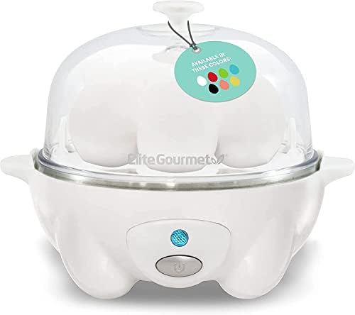  Elite Gourmet EGC-007B# Rapid Egg Cooker, 7 Easy-To-Peel, Hard, Medium, Black & ESM2207 Maxi-Matic Sandwich Panini Maker Grilled Cheese Machine Tuna Melt Omelets Non-Stick Surface, 2 Slice, Black