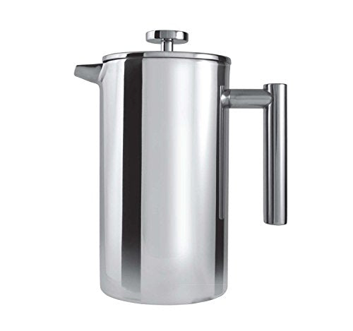  E CFD-03 Stainless Steel Cafetiere, Mirror, 3 Cup