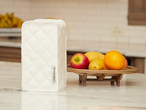  Keepsakes – Can Opener Cover – Dust Protection - Stain Resistant - Washable – Appliance Cover-Cream