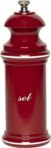  ' Mill Provencal Collection Mill Salt Grinder, 6 Inch, White With Blue Sel