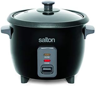  Automatic, 6 Cup Rice Cooker, 6 Cups Cooked / 3 Cups Uncooked, Black, Stainless Steel