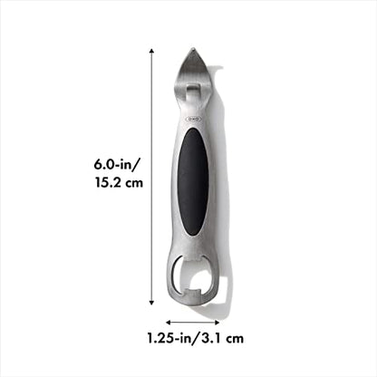 OXO Good Grips Snap Lock Can Opener & SteeL Stainless Steel Bottle And Can Opener