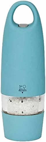 Peugeot Zest Electric Soft Touch 7 Inch Salt Mill, Black