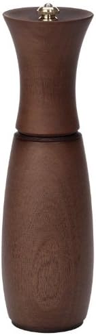  ' Mill Border Grill Salt Mill, Walnut Stain - 8 Inch, Adjustable Coarseness Fine To Coarse, MADE IN U.S.A.