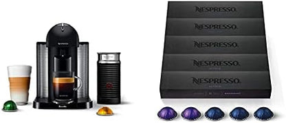  Nespresso Vertuo Coffee And Espresso Machine By Breville, 5 Cups, Chrome