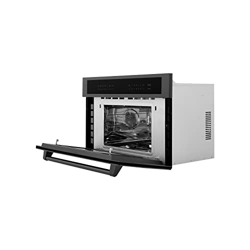  INE 30" 1.6 Cu Ft. Built-in Convection Microwave Oven In Black Stainless Steel With Speed And Sensor Cooking (MWO-30-BS)