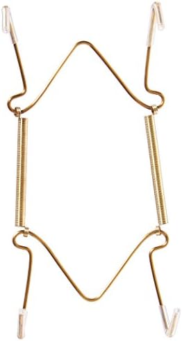  Plate Hanger Brass, FITS 7"-10" PLATES