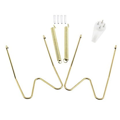  Plate Hanger 6PCS 8 Inch Wall Plate Hangers And 6PCS Wall Hooks For 7.5 To 8.5 Inch Decorative Plates, Antique China, Antique Plates And Arts, Golden