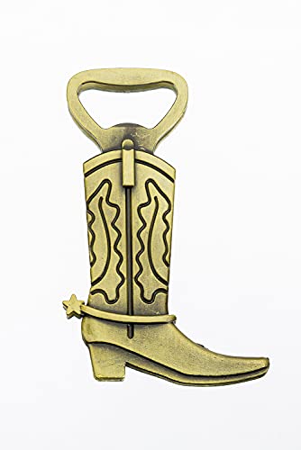  30Pcs Cowboy Boot Bottle Openers For Country Wedding Party Favors Or Birthday Party Gifts，Decorations And Souvenirs For Guests(bronze)