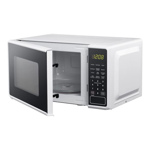 N/A 0.7 Cu Ft Capacity Countertop Microwave Oven, White