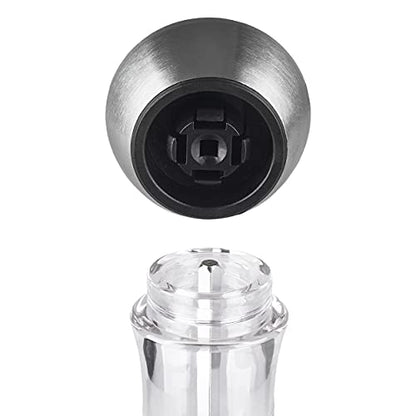 Cole & Mason Gourmet Precision Windermere Salt Mill, Stainless Steel And Acrylic 16.5 Cm