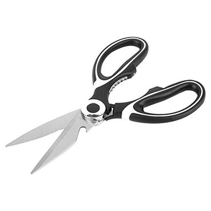  Kitchen Scissors Multifunctional Shear Stainless Steel Scissor For Kitchen Cloth Walnut