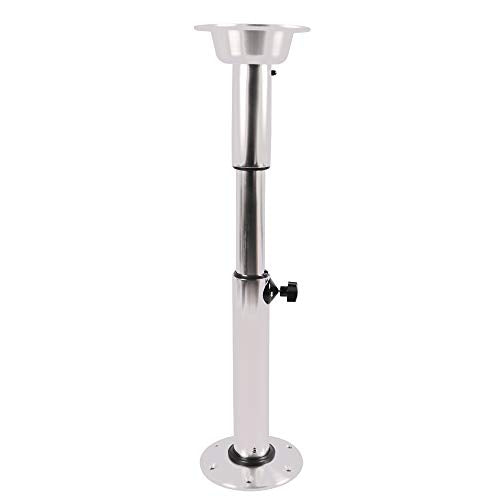  Table Pedestal Stand, Aluminum Alloy Table Legs With Adjustable Height, Adjustable Pedestal Marine Caravan Motorhome Table Pedestal Stand Base For RV Boat Yacht