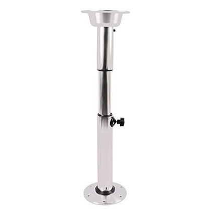  Table Pedestal Stand, Aluminum Alloy Table Legs With Adjustable Height, Adjustable Pedestal Marine Caravan Motorhome Table Pedestal Stand Base For RV Boat Yacht