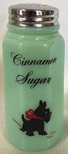 Cinnamon Sugar Shaker - Paneled - Mosser - American Made (Jade W/Black Cat)