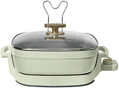 GENERIC 5-in-1 Electric Expandable Skillet, White Icing, Up To 7 QT