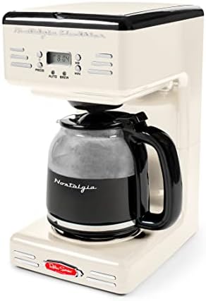  Retro 12-Cup Programmable Coffee Maker, Yellow