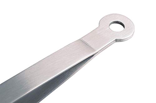  Small Serving Tongs 6-Inch Stainless Steel Mini Appetizer Tongs, Set Of 4 (Brushed)