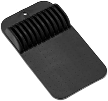  Antimicrobial Classic Large Knife Mat Soft-Grip, Non-Slip Drawer, Long-Lasting Home Organization, EPA Certified, Carbon