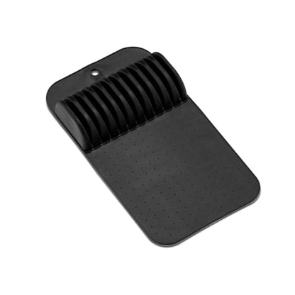  Antimicrobial Classic Large Knife Mat Soft-Grip, Non-Slip Drawer, Long-Lasting Home Organization, EPA Certified, Carbon