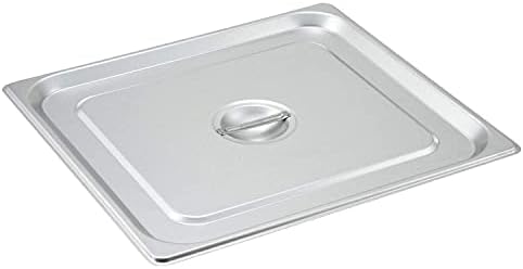  6-inch 1/2 Half-Size 22 Gauge Stainless Steel Anti-Jam Steam Table Pan With Lid