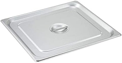 6-inch 1/2 Half-Size 22 Gauge Stainless Steel Anti-Jam Steam Table Pan With Lid