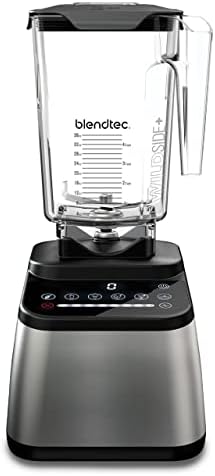 Blendtec Original Designer Series Blender And 90 Oz WildSide+ Jar - Kitchen Blender Bundle - Black
