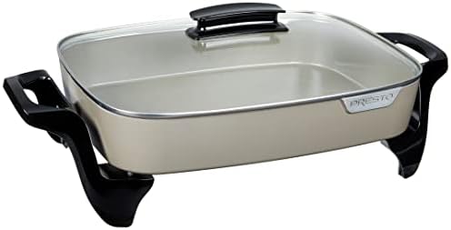 Presto , Grey Ceramic 06856" Electric Skillet, 16"