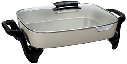 Presto , Grey Ceramic 06856" Electric Skillet, 16"