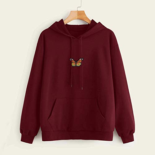  Meikosks Womens Sweatshirt Long Sleeve Pullover Pocket Tops Fashion Graphic Hoodies