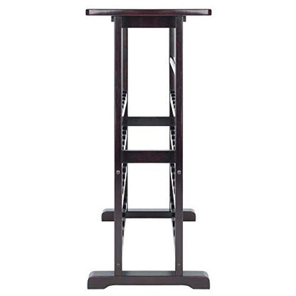  Vinny Wine Storage, 31.5"W X 35.67"H X 16.22"D, Espresso