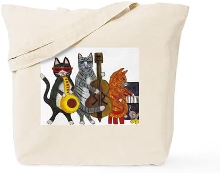  CafePress Calico Cat Tote Bag Natural Canvas Tote Bag, Reusable Shopping Bag
