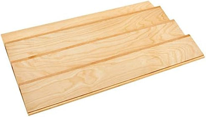  Rev-A-Shelf 4SDI-24 22-Inch 3-Tier Trim-to-Fit Wooden Spice Drawer Storage Organizer Insert For 24-Inch Or Smaller Cabinet Base, Natural Maple