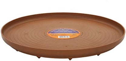  Bosmere S41610 Down Under Plant Turner, Heavy-Duty Rotating Plant Stand, Protects Decks, Wood Floors, Carpet, Tile, 250lbs Capacity, 16-Inch, Black