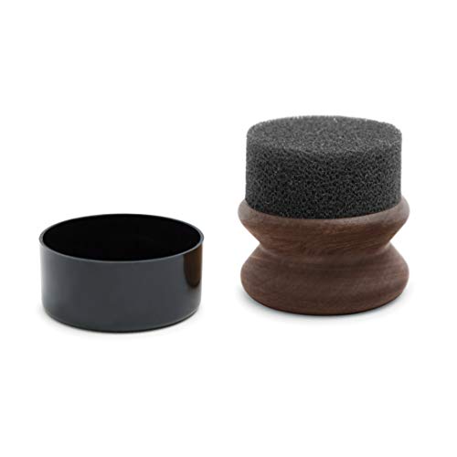  John Boos APPLICRND-W Butcher Block Oil & Cream Applicator, 2.5x2.5x2.5, Walnut Wood