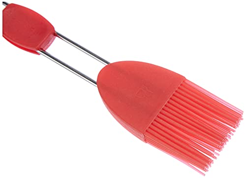 Dr. Oetker Basting Brush Flexxibel Of Silicone 3,7 Cm In Red, 26.5 X 3.7 X 2 Cm