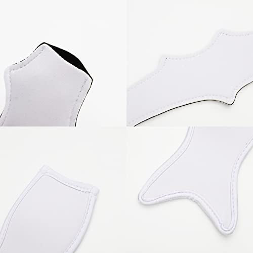 15 Pieces Reusable Popsicle Holders Popsicle Bags Freezer Ice Pop Sleeves Antifreezing Ice Pop Holders, White Fish Style