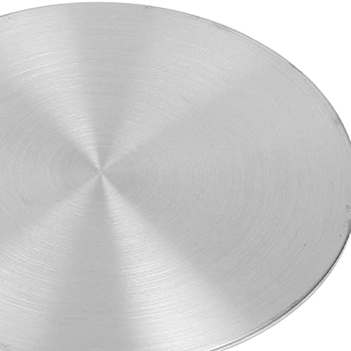  Induction Hob Plate Heat Diffuser, Stainless Steel Gas Electric Stovetop Heat Diffuser Ring Plate Induction Cooker Heat Conduction Plate/4231