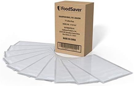 FoodSaver OodSaver 1-Gallon Vacuum Zipper Bags, 12 Count, Multi