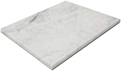  Marble Pastry Board 16x12 Inch Cutting Board Marble Serving Tray For Cheese Perfect For Keep The Dough Cool And Chocolate Tempering Easy To Clean Sleek Design, Gray