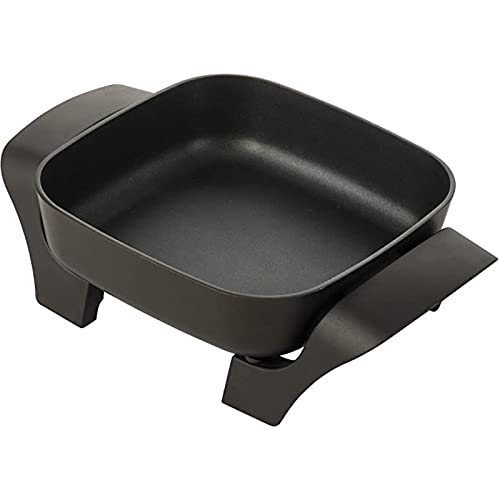  8-Inch Nonstick Electric Skillet - SK46 With Glass Lid, One Size, Black