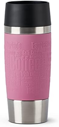 Emsa Msa N20131 Travel Mug Thermo/Insulated Stainless Steel 0.5 Litres Hot 4 Hours Cold 8 Hours BPA Free 100% Leak Proof Dishwasher Safe 360° Drinking Opening Grey