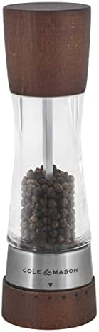 Cole & Mason OLE & MASON Derwent Salt Grinder - Stainless Steel Mill Includes Gourmet Precision Mechanism And Premium Sea Salt
