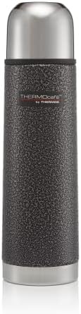 Thermos Hermos 187011 ThermoCafé Stainless Steel Flask, Hammertone Grey, 500 Ml