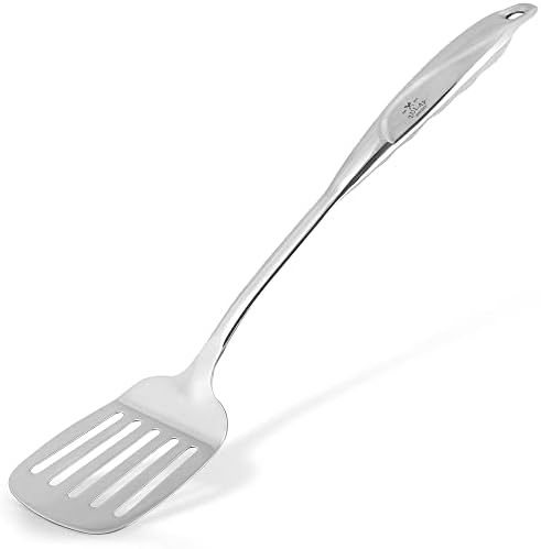  14 Inch Carving Fork For Meat - Stainless Steel Meat Fork Carving With Comfortable Handle - One Piece Serving Fork Utensil For Chicken, Steak, Turkey, And More