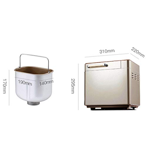  Bread Machine- Maker Machine Stainless Steel Toaster Makers Multi-Use ProgrammableMenu Settings For Home Bakery
