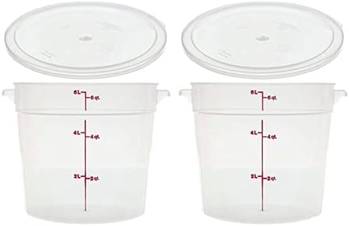  RFS6PP190 6 Qt Round Container Wirh RFSC6PP190 Translucent Lid